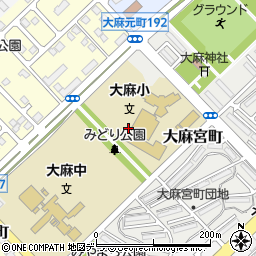 北海道江別市大麻宮町2周辺の地図