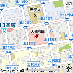 北海道札幌市東区北１２条東3丁目1-1周辺の地図