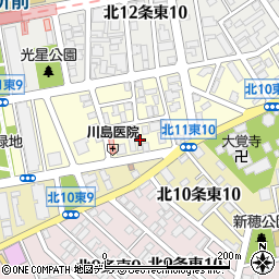 北海道札幌市東区北１１条東10丁目1周辺の地図