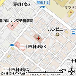 札幌市西デイサービスセンター周辺の地図