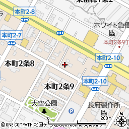 北海道札幌市東区本町２条9丁目4-2周辺の地図