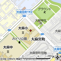 北海道江別市大麻宮町89周辺の地図