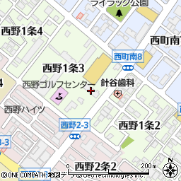 リハビリデイサービスnagomi西野店周辺の地図