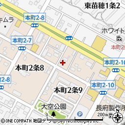 北海道札幌市東区本町２条9丁目5-2周辺の地図