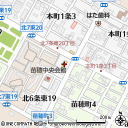 ファミリーマート札幌北６条東２０丁目店周辺の地図