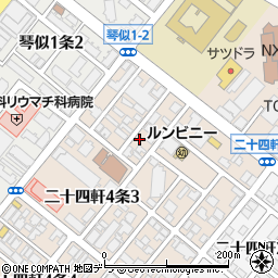 札幌はな発達クリニック周辺の地図