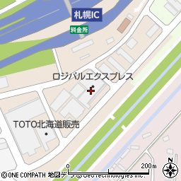 ロジパルエクスプレス札幌営業所周辺の地図