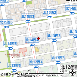 北海道民医連会館周辺の地図