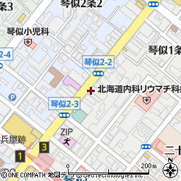 カラオケ歌屋 琴似店周辺の地図