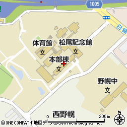 北海道情報大学周辺の地図