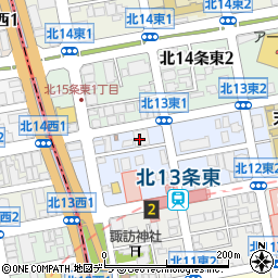 東本願寺札幌別院北支院周辺の地図