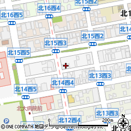 宮坂建設工業株式会社　札幌支店周辺の地図