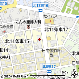 北海道札幌市東区北１１条東16丁目周辺の地図