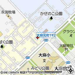 北海道江別市大麻桜木町8周辺の地図