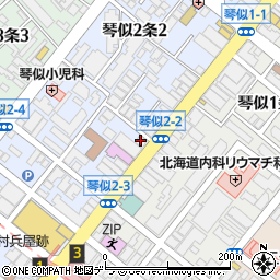 株式会社エイブル　琴似店周辺の地図