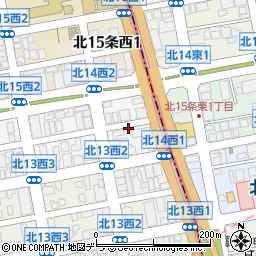 〒001-0014 北海道札幌市北区北十四条西１丁目の地図