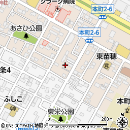 北海道札幌市東区本町２条5丁目4-34周辺の地図