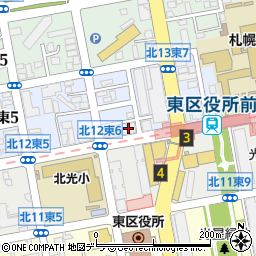 解脱会札幌道場周辺の地図