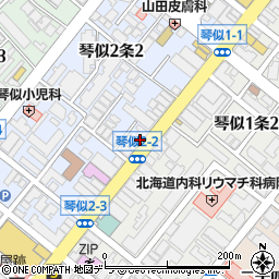 真武咲弥 札幌周辺の地図