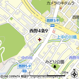 タウンハウス西野弐番館周辺の地図