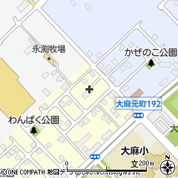 北海道江別市大麻桜木町7周辺の地図