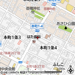 北海道銀行東苗穂支店 ＡＴＭ周辺の地図
