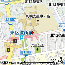 札幌光星中学校周辺の地図