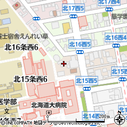 日本聖公会北海道教区主教館周辺の地図
