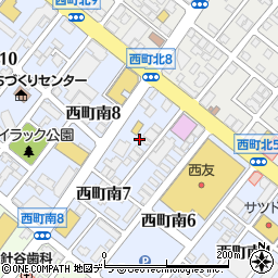 北海道札幌市西区西町南7丁目周辺の地図