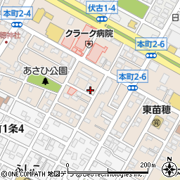北海道札幌市東区本町２条5丁目3-21周辺の地図