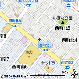 北海道スポーツ整体院周辺の地図