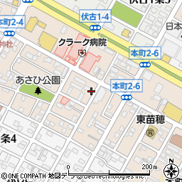 北海道札幌市東区本町２条5丁目3-16周辺の地図
