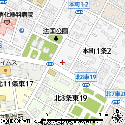 本町鍼灸院周辺の地図