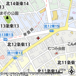 株式会社成ケ澤札幌支店周辺の地図