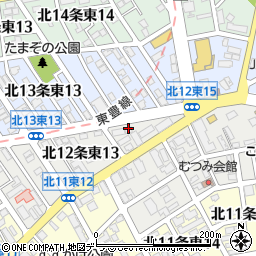 旭サナック株式会社　札幌出張所周辺の地図