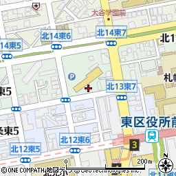 まつげサロンｍｅ　東札幌店周辺の地図
