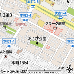 北海道札幌市東区本町２条4丁目6周辺の地図