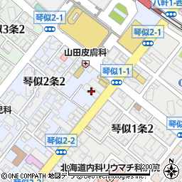 札幌西訪問看護ステーション周辺の地図