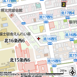 リパーク札幌北１６西５駐車場周辺の地図