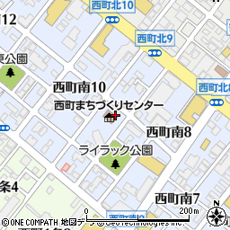 北海道札幌市西区西町南9丁目周辺の地図