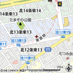 交通局東豊線光星変電所周辺の地図