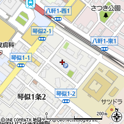 〒063-0811 北海道札幌市西区琴似一条の地図