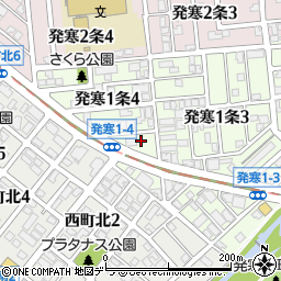 西部左官工業所周辺の地図