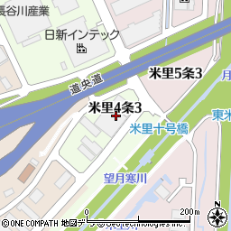参商輸送株式会社米里営業所周辺の地図
