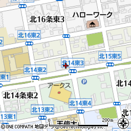 ＩＴＴＯ個別指導学院　札幌北１５条校周辺の地図