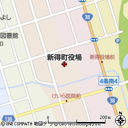 北海道新得町（上川郡）周辺の地図