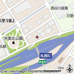 北海道サガミハム札幌営業所周辺の地図