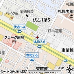 北海道相互電設株式会社　札幌支社周辺の地図