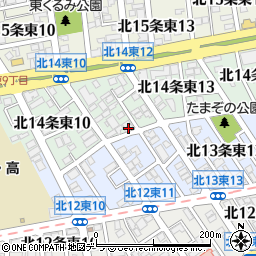 エクセレント・ヴィラＮ１４周辺の地図