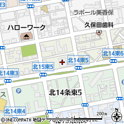高木商事株式会社　札幌店周辺の地図